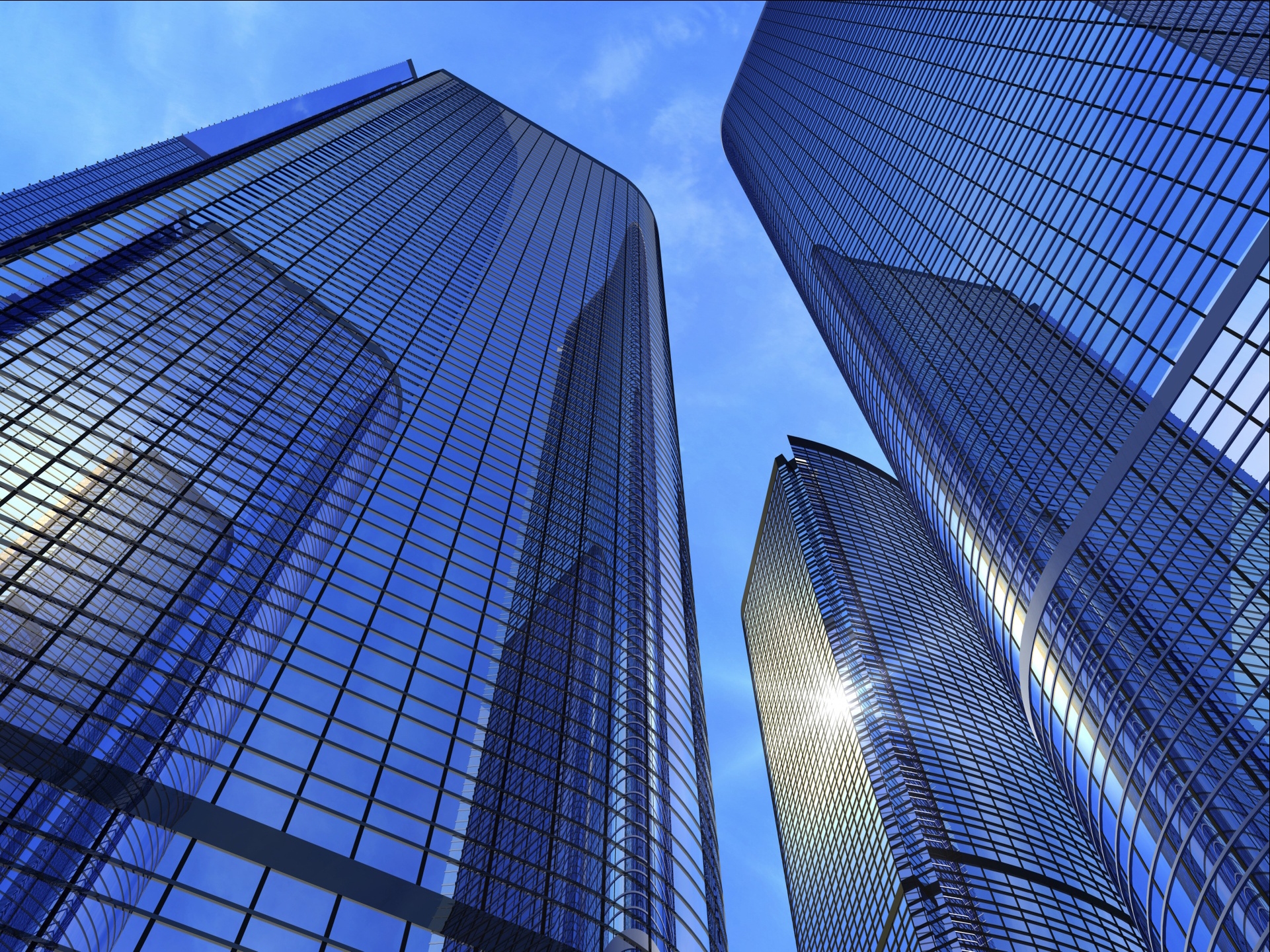 A modern skyscraper view, representing corporate growth, innovation, and stability in a competitive business environment.