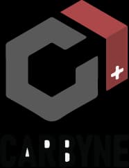 A stylized "C" logo with a plus sign, representing Carbyne, a platform focused on enhancing digital and emergency services.