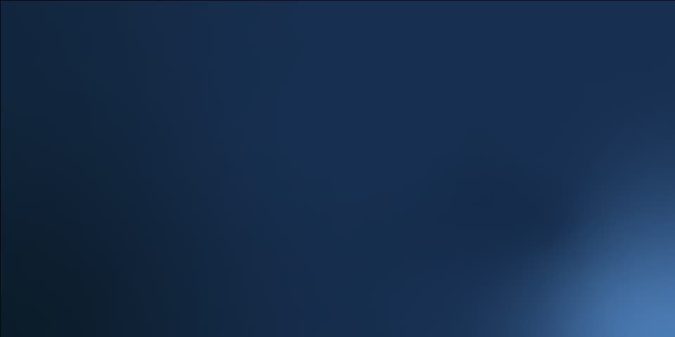 A banner displaying a message from the CEO on a gradient blue background.